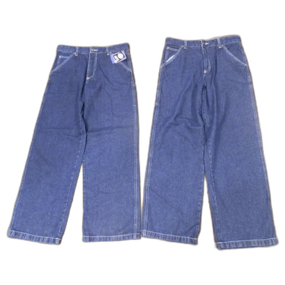Dickies Boys Utility Blue Jeans Pants Size 18 NWT Lot of 2 - Picture 1 of 3